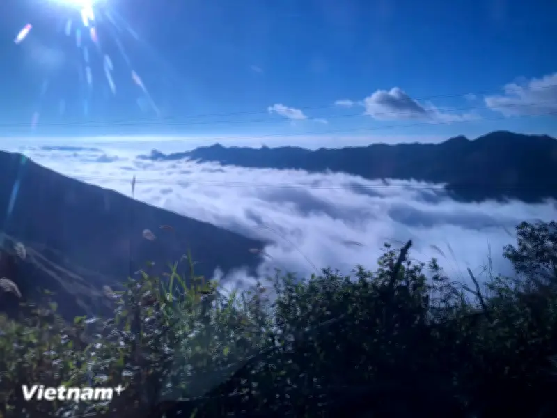Tà Xùa chạm vào biển mây nơi đỉnh trời Tây Bắc
