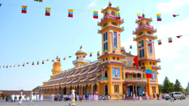 Tòa Thánh Cao Đài Tây Ninh: Dấu ấn kiến trúc tâm linh miền Đông Nam Bộ