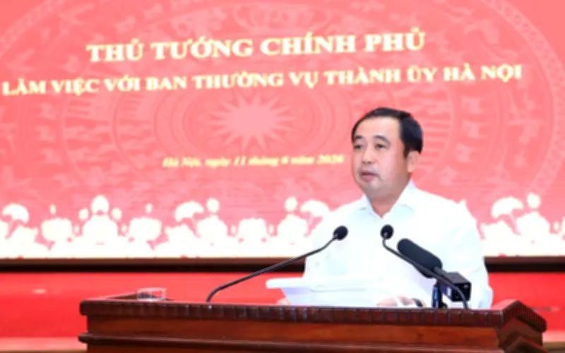 Thủ tướng làm việc với Hà Nội về tăng trưởng hai con số và giải ngân đầu tư công