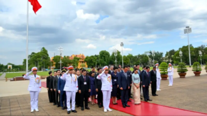 Thủ tướng Thái Lan viếng Lăng Chủ tịch Hồ Chí Minh