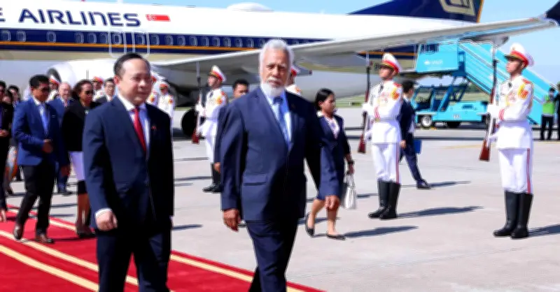 Thủ tướng Timor Leste Xanana Gusmão đến Hà Nội, bắt đầu chuyến thăm chính thức Việt Nam