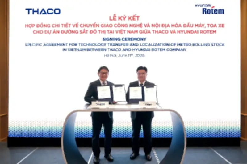 THACO từng bước làm chủ công nghệ sản xuất đầu máy toa xe tại Việt Nam