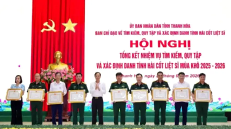 Thanh Hóa tìm kiếm, quy tập 19 hài cốt liệt sĩ trong mùa khô 2025-2026