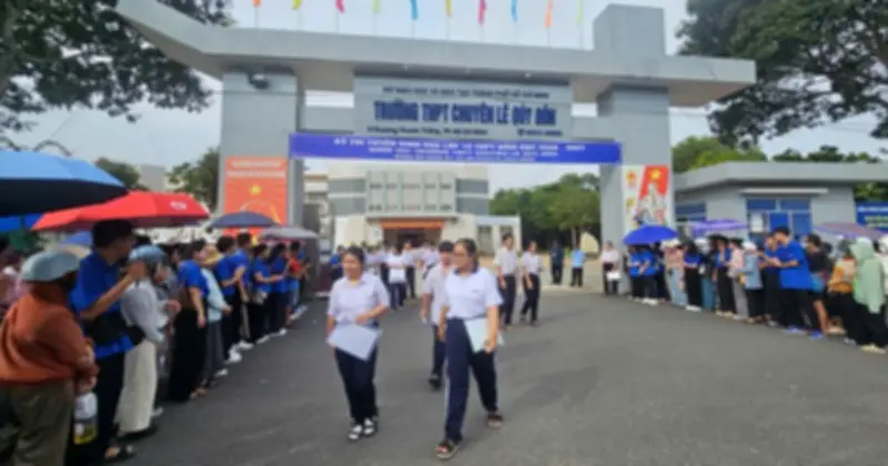 Đề thi tiếng Anh lớp 10 tại Vũng Tàu được đánh giá 'quá dễ'