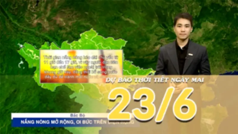 Thời tiết hôm nay và ngày mai: Bắc Bộ nắng nóng gay gắt, Trung Bộ đặc biệt nóng
