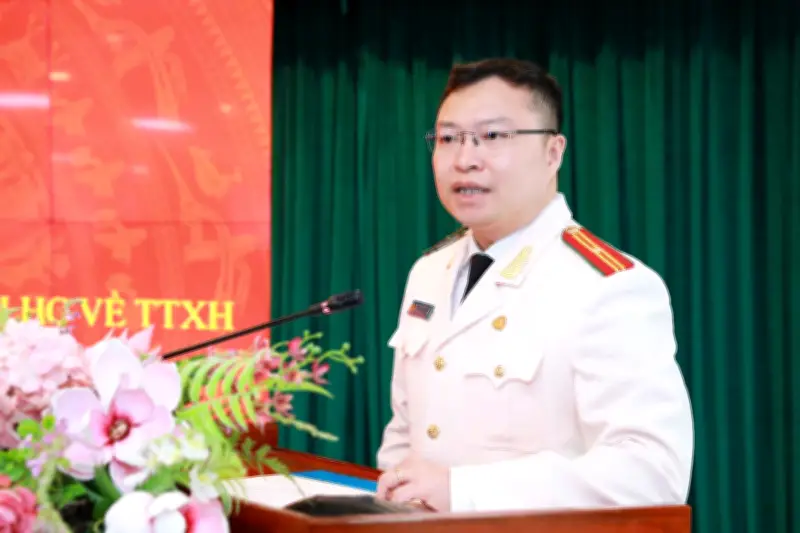 Thiếu tá Nguyễn Quốc Huy được bổ nhiệm làm Giám đốc Trung tâm Dữ liệu quốc gia về dân cư
