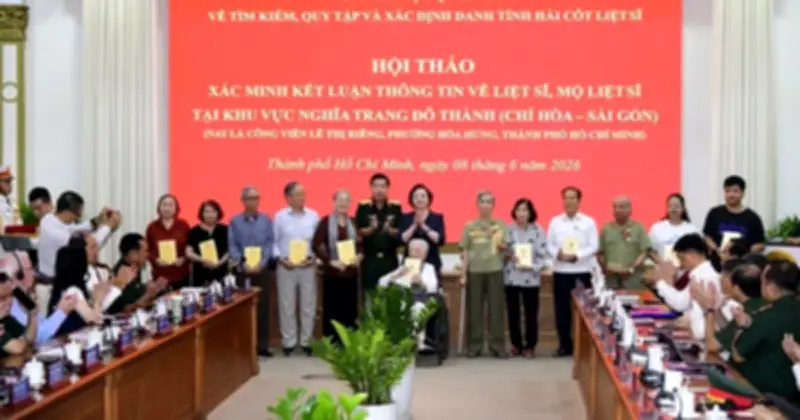 Tháng 7 khai quật mộ liệt sĩ tại Công viên Lê Thị Riêng TP.HCM