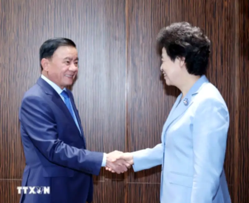 Thường trực Ban Bí thư tiếp đoàn đại biểu Chính Hiệp toàn quốc Trung Quốc