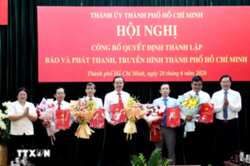 Thành lập Cơ quan Báo và Phát thanh Truyền hình TP.HCM