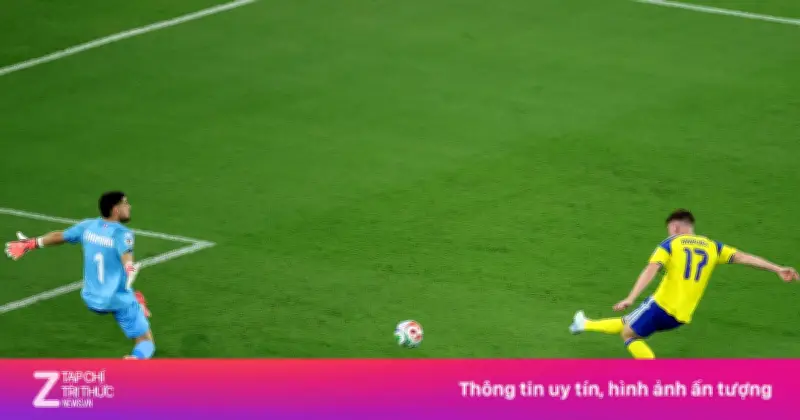Thụy Điển hủy diệt Tunisia 5-1 tại World Cup 2026