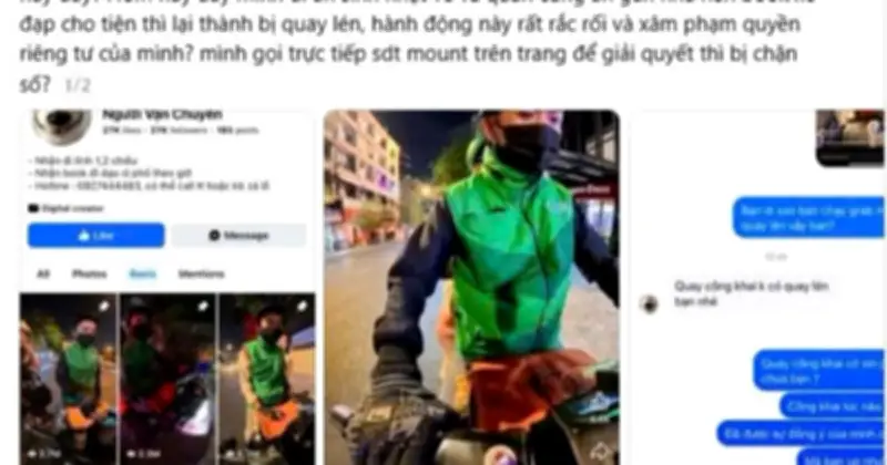 Tài xế Grab bị tố quay lén khách nữ đăng lên TikTok, khách yêu cầu gỡ mãi mới chịu