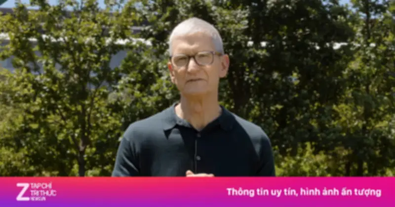 Tim Cook chia tay WWDC 2026 với Apple Intelligence hợp tác Google Gemini