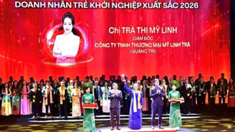 Tôn vinh 86 doanh nhân trẻ khởi nghiệp xuất sắc năm 2026