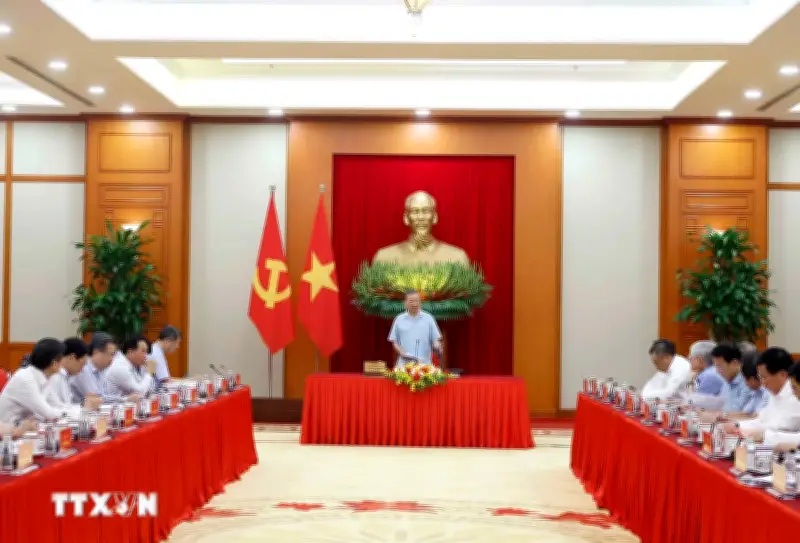 Tổng Bí thư, Chủ tịch nước chủ trì cuộc họp về Đề án đổi mới mô hình phát triển