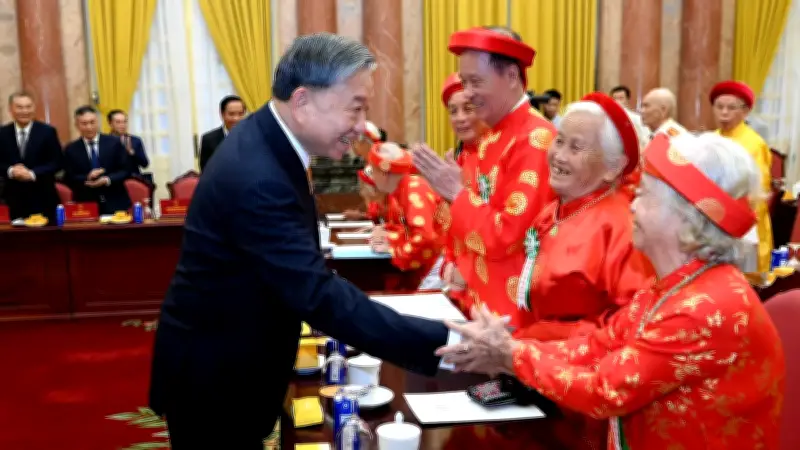 Tổng Bí thư, Chủ tịch nước gặp mặt 85 đại biểu người cao tuổi tiêu biểu
