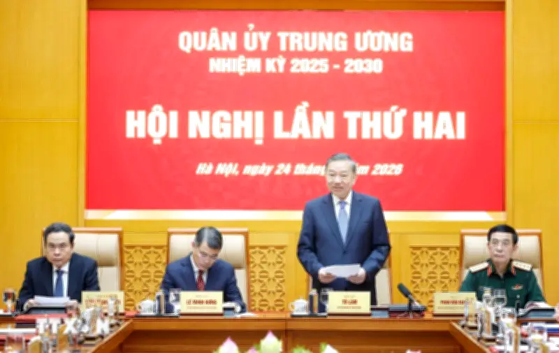 Tổng Bí thư, Chủ tịch nước Tô Lâm chủ trì Hội nghị Quân ủy Trung ương