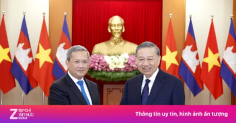Tổng Bí thư, Chủ tịch nước Tô Lâm tiếp Thủ tướng Campuchia Hun Manet