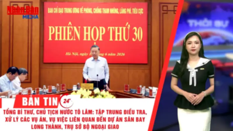 Tổng Bí thư chủ trì phiên họp phòng chống tham nhũng, yêu cầu xử lý dứt điểm các vụ án lớn