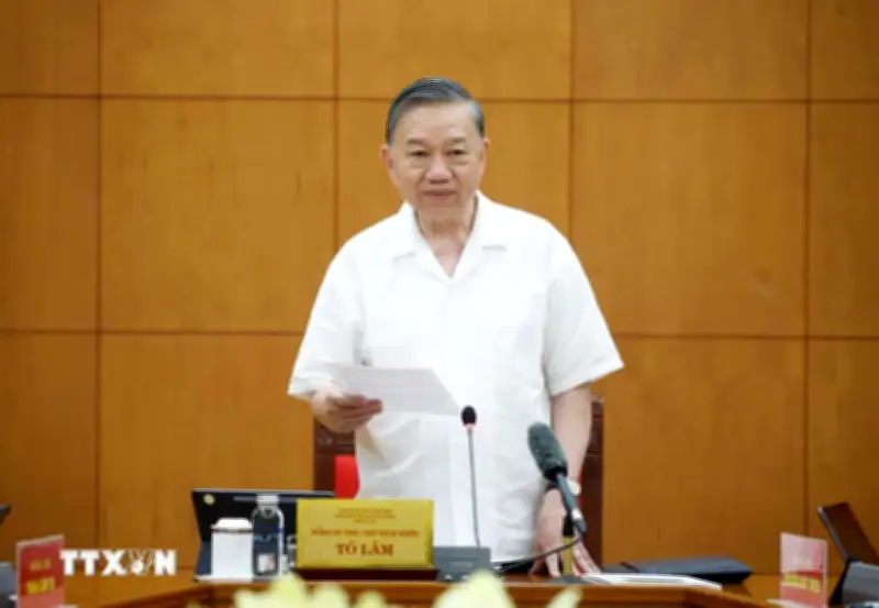 Tổng Bí thư Tô Lâm chủ trì phiên họp tổng kết 100 năm Đảng lãnh đạo