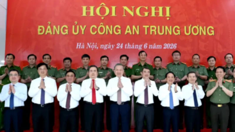 Tổng Bí thư Tô Lâm dự Hội nghị Đảng ủy Công an Trung ương