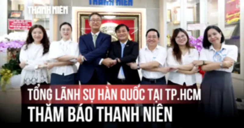 Tổng lãnh sự Hàn Quốc thăm Báo Thanh Niên lần đầu nhiệm kỳ