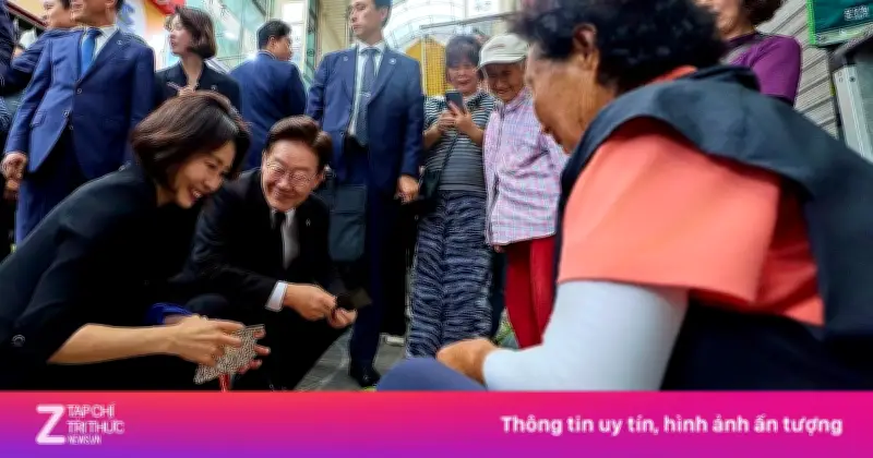 Tổng thống Lee Jae-myung bất ngờ thăm chợ truyền thống Suwon