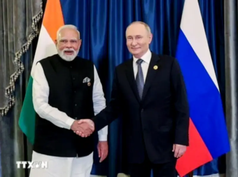 Tổng thống Putin: Ấn Độ là đối tác tin cậy của Nga