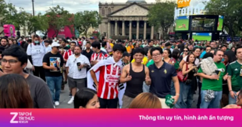 Tình bạn đặc biệt giữa cổ động viên Mexico và Hàn Quốc tại World Cup 2026