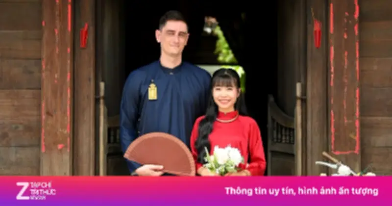 Tình yêu vượt chênh lệch chiều cao: Chàng Đức 1,92m cưới cô gái Việt 1,50m