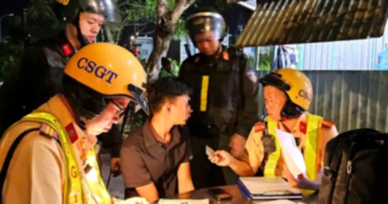 TP.HCM siết chặt kiểm tra nồng độ cồn, ma túy trong đợt cao điểm 45 ngày đêm