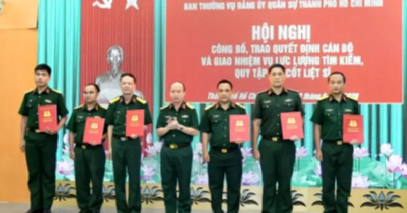 TP.HCM thành lập đội tìm kiếm hài cốt liệt sĩ với 37 cán bộ, chiến sĩ