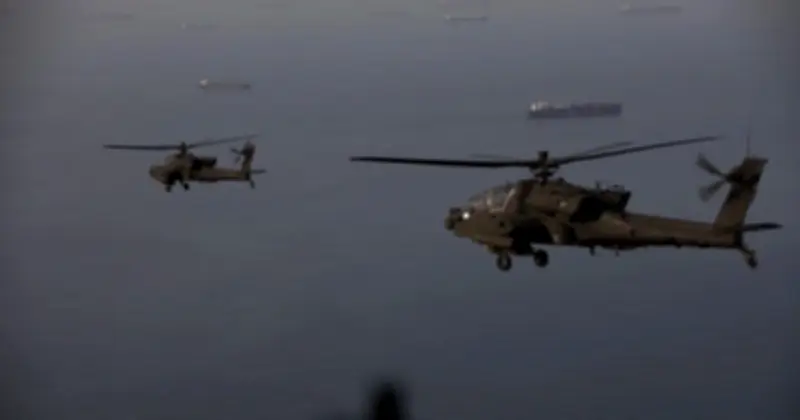 Trực thăng Apache Mỹ rơi gần eo biển Hormuz, hai phi công an toàn