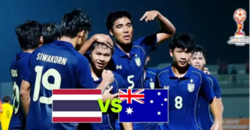 Trực tiếp chung kết U19 Đông Nam Á: Thái Lan vs Australia