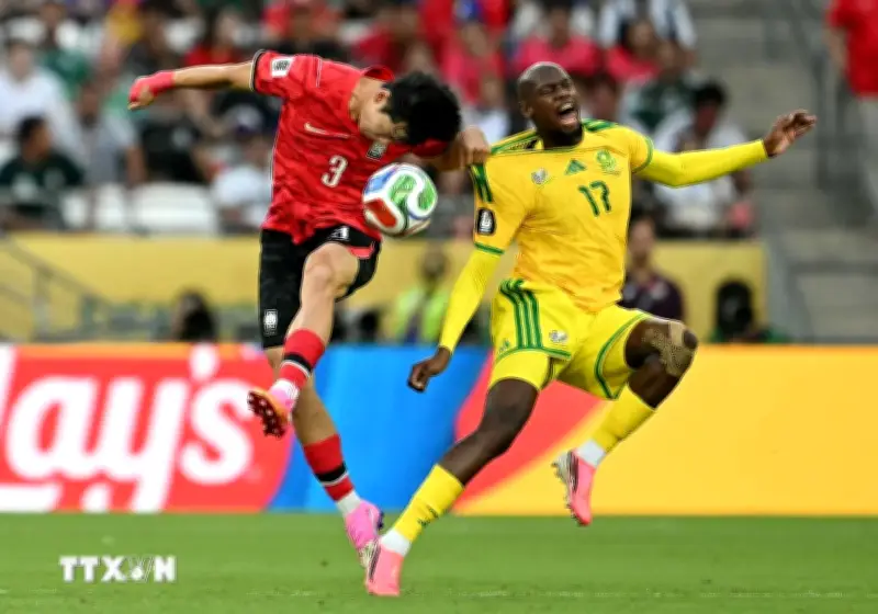 Trực tiếp Nam Phi 1-0 Hàn Quốc: Thapelo Maseko phá vỡ thế cân bằng