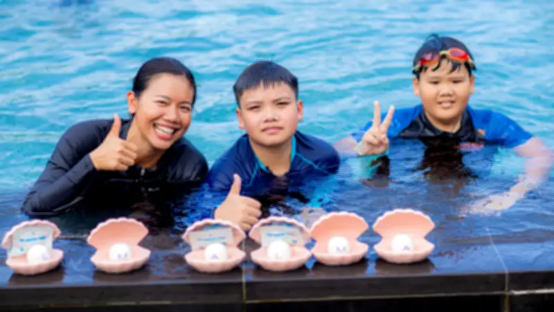 Trải nghiệm bơi cùng Ánh Viên giúp trẻ phòng tránh đuối nước