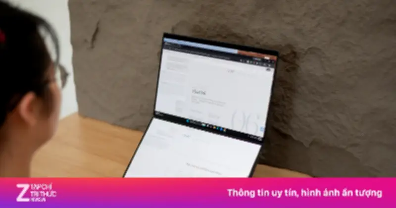 Trải nghiệm laptop hai màn hình: Lợi ích cho cột sống và đa nhiệm