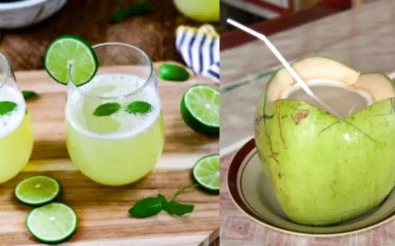 Trời nóng uống nước chanh hay nước dừa tốt hơn?