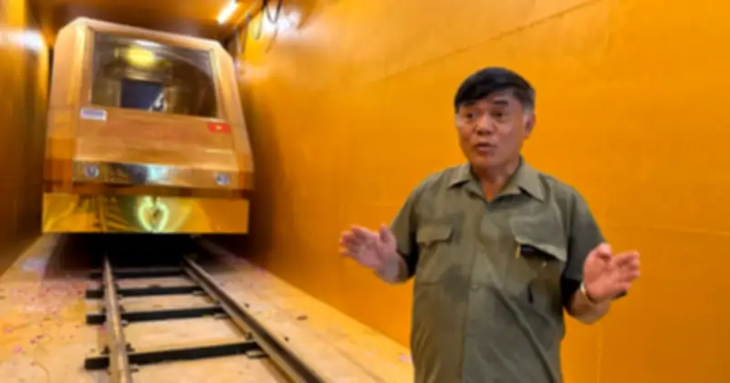 Tàu điện ngầm dát vàng 9 tỷ của ông Đường 'bia': Công nghệ hay chỉ màn trình diễn?