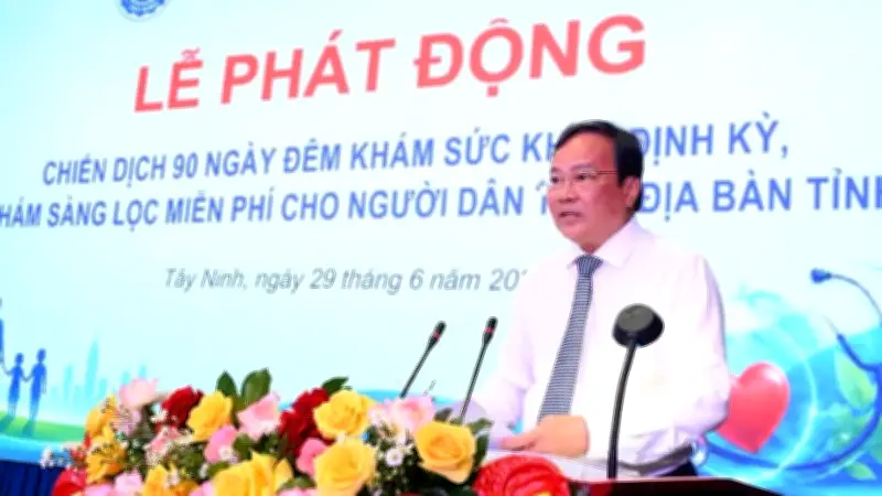 Tây Ninh: 90 ngày khám sức khỏe miễn phí cho toàn dân