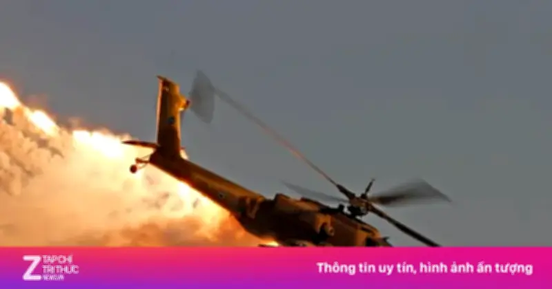UAV Iran mắc kẹt trong buồng lái trực thăng Apache Mỹ, hai phi công sống sót kỳ diệu