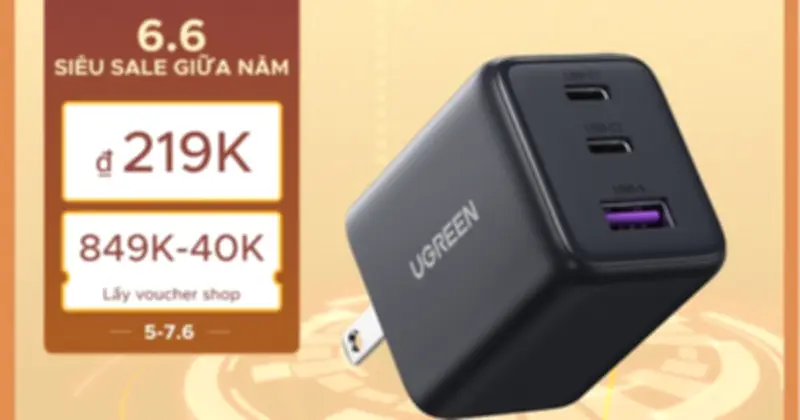 UGREEN giảm giá: cáp mạng, củ sạc, chuột, hub, tai nghe, phụ kiện ô tô giá rẻ