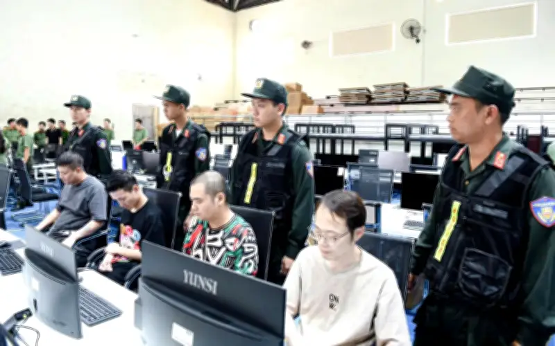 Vô hiệu hóa đường dây lừa đảo trực tuyến có nguồn gốc từ nước ngoài chuẩn bị hoạt động lâu dài tại Việt Nam