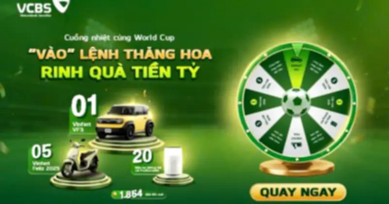 VCBS ra mắt chiến dịch 'Vào lệnh thăng hoa' với quà tặng xanh trị giá 1 tỷ đồng