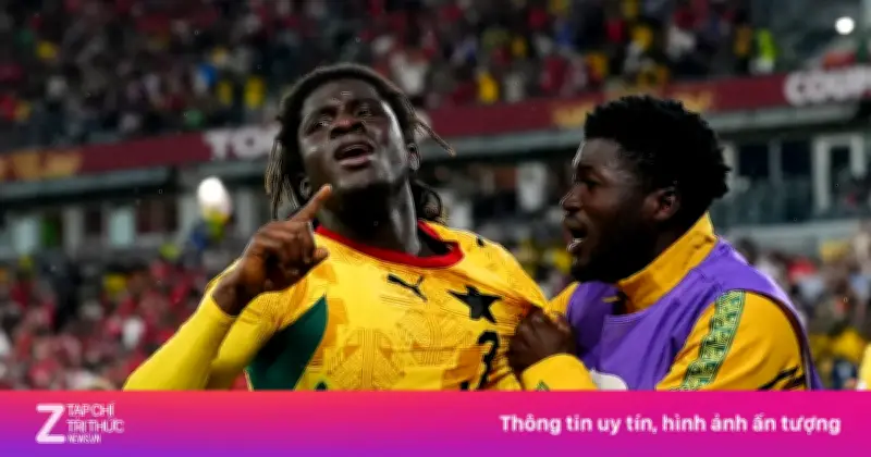 Video bàn thắng ở những phút cuối giúp Ghana giành chiến thắng kịch tính
