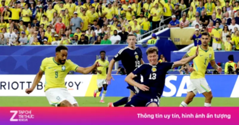 Video Cunha nâng tỷ số lên 3-0 cho Brazil trước Paraguay