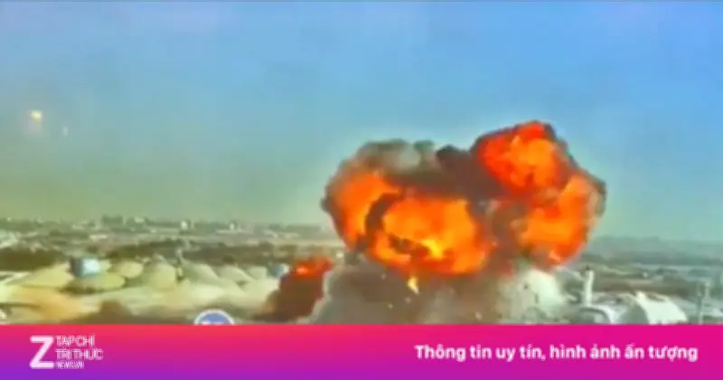 Video khoảnh khắc UAV tấn công sân bay Kuwait