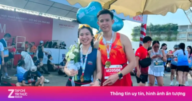 Video màn cầu hôn bằng nhẫn kim cương của cặp runner ở TP.HCM gây sốt