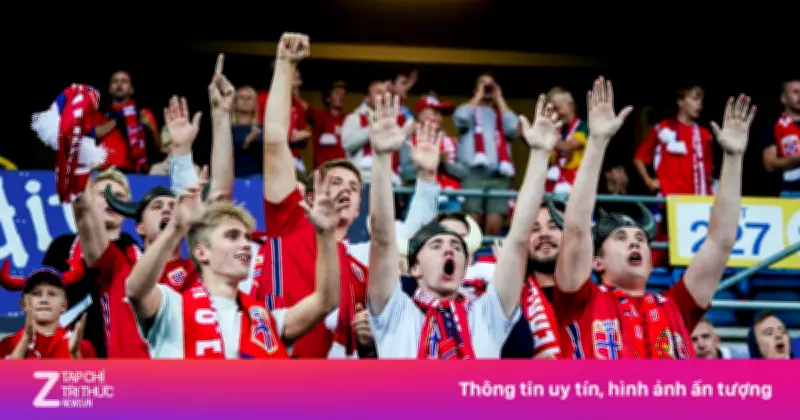 Video màn ăn mừng ấn tượng của CĐV Na Uy