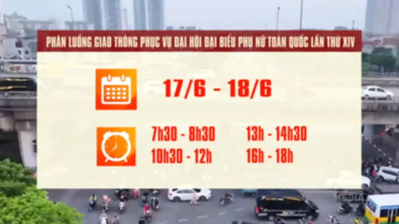 Video: Phân luồng giao thông phục vụ Đại hội Phụ nữ toàn quốc lần thứ XIV