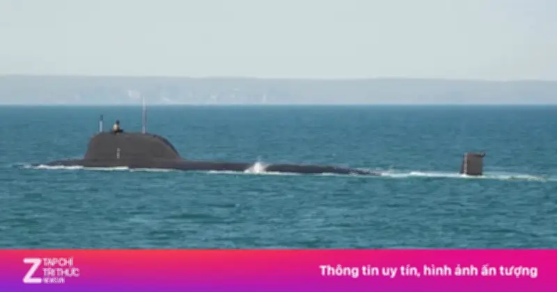 Video tàu ngầm hạt nhân Arkhangelsk của Nga phóng tên lửa từ lòng biển